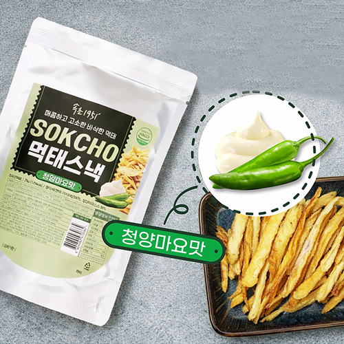 황태 순살 속초1951 먹태 스낵 150g x 2