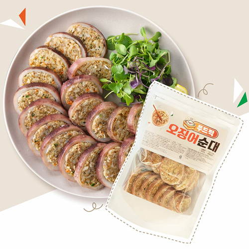 속초 별미 푸드픽 오징어 순대 400g