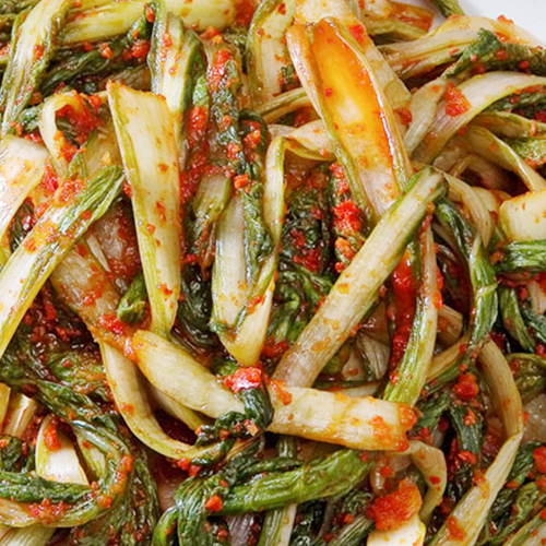 아삭하고 시원한 얼갈이 김치 1kg+1kg